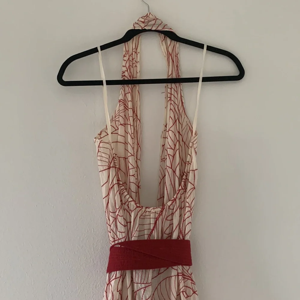 Anthropologie Samarkand Lilka Halter Wrap Dress - Picture 7 of 9